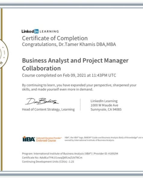BA and PM Collaboration